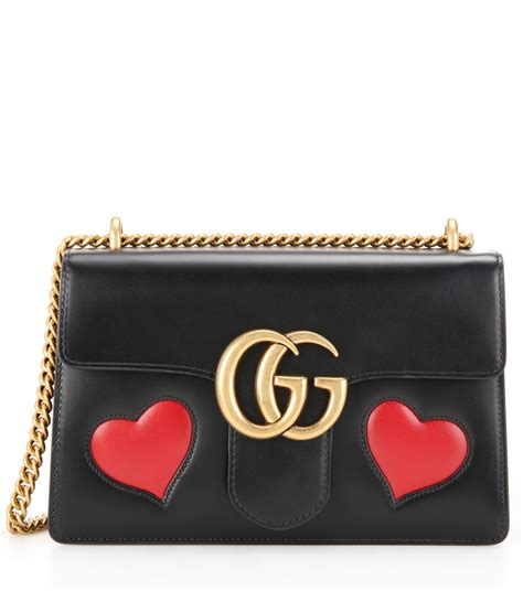 gucci gg marmont medium web heart|gg marmont medium tote bag.